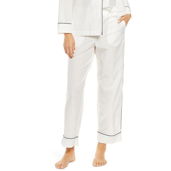 Papinelle Vintage pajama Set Top Pant Cream White - Picture 7 of 10